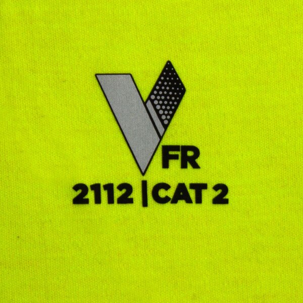 NSA Vizable Hi-Vis Dual Hazard Long Sleeve Shirt in Hi-Vis Yellow